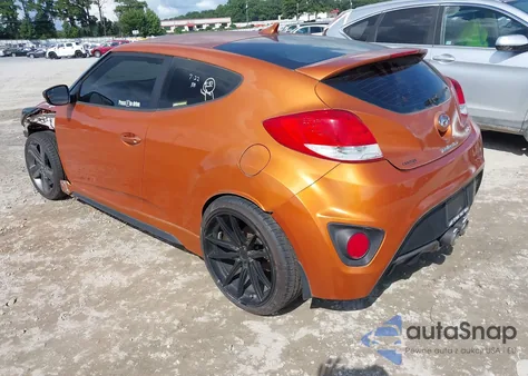 2016 Hyundai Veloster Turbo from USA, damaged, VIN KMHTC6AE9GU258792